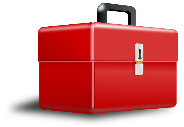červený box